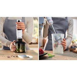 Bosch MSM4W220 Serie 4 Ραβδομπλέντερ με Ανοξείδωτη Ράβδο 600W Λευκό