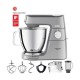 Kenwood KVL85.124SI Titanium Chef Baker XL Κουζινομηχανή 1200W με Ανοξείδωτο Κάδο 7lt Γκρι