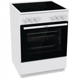 Gorenje GEC6A41WC Κουζίνα 71lt με Κεραμικές Εστίες Π60εκ. Λευκή