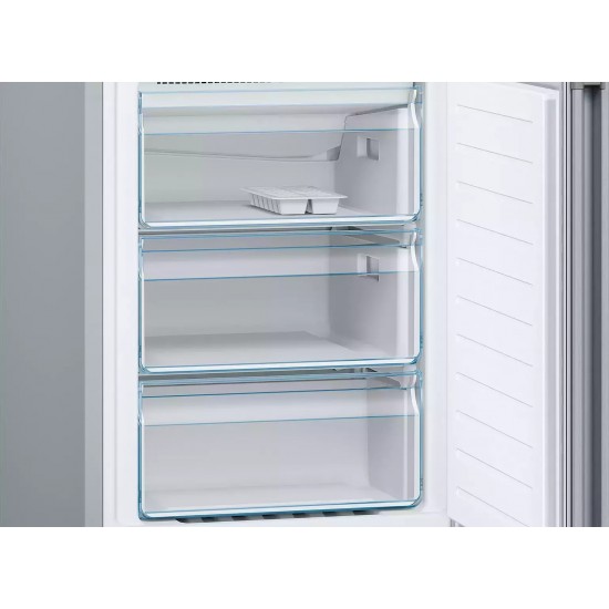Bosch Ψυγειοκαταψύκτης 326lt Total NoFrost Υ186xΠ60xΒ66εκ. Metal Look KGN36VLED Bosch Ψυγειοκαταψύκτης 326lt Total NoFrost Υ186xΠ60xΒ66εκ. Metal Look KGN36VLED