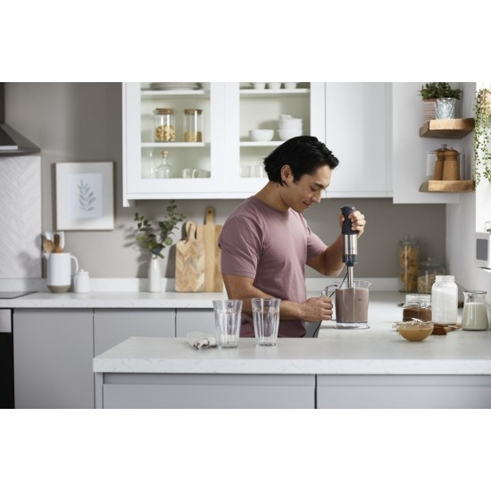 Kenwood HBM60.307GY Ραβδομπλέντερ με Ανοξείδωτη Ράβδο 1000W Μαύρο