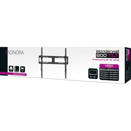 Sonora Wonderwall 800 Tilt Βάση Τηλεόρασης Τοίχου έως 80 230-0069 Sonora Wonderwall 800 Tilt Βάση Τηλεόρασης Τοίχου έως 80 230-0069