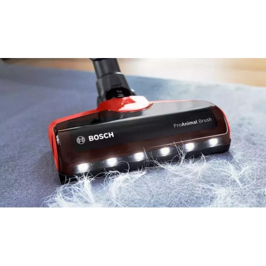Bosch BBS711ANM Unlimited 7 ProAnimal Επαναφορτιζόμενη Σκούπα 2 σε 1 Stick & Χειρός 18V Red