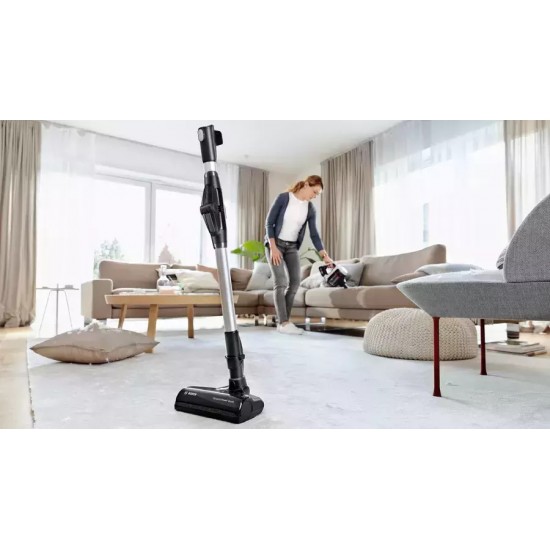 Bosch Unlimited 7 Επαναφορτιζόμενη Σκούπα 2 σε 1 Stick & Χειρός 18V White