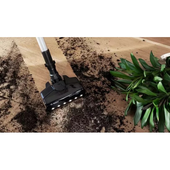 Bosch Unlimited 7 Επαναφορτιζόμενη Σκούπα 2 σε 1 Stick & Χειρός 18V White