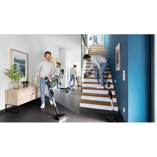 Bosch Unlimited 7 Επαναφορτιζόμενη Σκούπα 2 σε 1 Stick & Χειρός 18V White