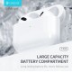 Celebrat T400-WH Earbud Bluetooth Handsfree Ακουστικά με Θήκη Φόρτισης Λευκά