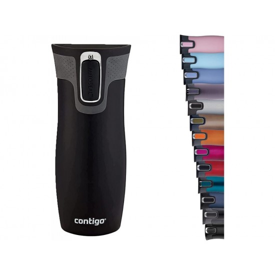 Contigo West Loop Ποτήρι Θερμός Ανοξείδωτο BPA Free 470ml Μαύρο με Επιστόμιο 2095800 Contigo West Loop Ποτήρι Θερμός Ανοξείδωτο BPA Free 470ml Μαύρο με Επιστόμιο 2095800