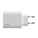 NOD Φορτιστής Χωρίς Καλώδιο με Θύρα USB-A και Θύρα USB-C 30W Quick Charge 3.0 Λευκός (E-WALL AC30)