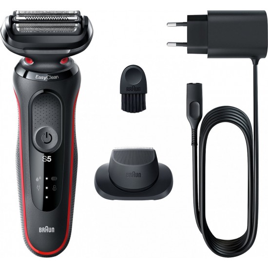 Braun Series 5 51-R1200S Ξυριστική Μηχανή Προσώπου Επαναφορτιζόμενη