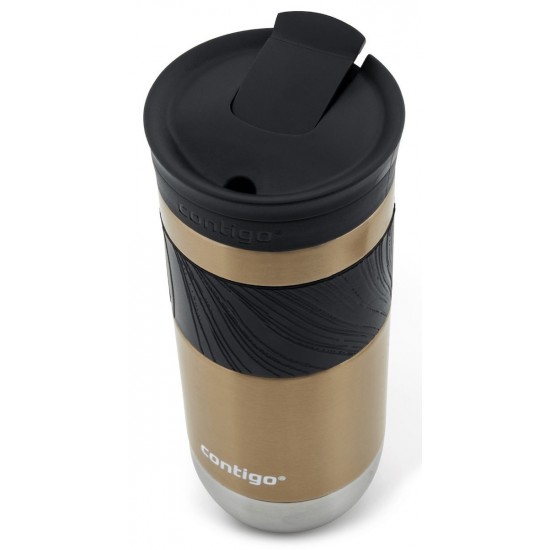 Contigo Thermal Ποτήρι Θερμός Ανοξείδωτο 470ml Golden 2174607