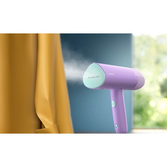 Philips STH3010/30 Ατμοκαθαριστής Ρούχων Χειρός 1000W με Δοχείο 100ml Μωβ
