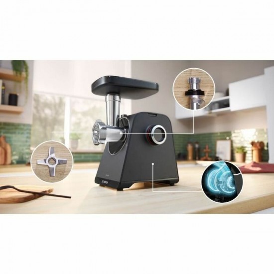 Bosch MFWS430B Μηχανή Άλεσης Κιμά 1900W Μαύρη Bosch MFWS430B Μηχανή Άλεσης Κιμά 1900W Μαύρη