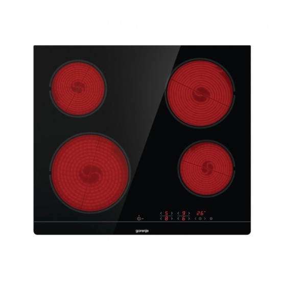 Gorenje Ect601fm Κεραμική Εστία με Πλαίσιο Αυτόνομη με Λειτουργία Κλειδώματος 59.5x52εκ. 034075501 Gorenje Ect601fm Κεραμική Εστία με Πλαίσιο Αυτόνομη με Λειτουργία Κλειδώματος 59.5x52εκ. 034075501
