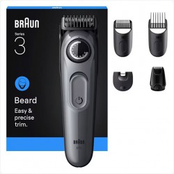 Braun Series 3 Επαναφορτιζόμενη Κουρευτική Μηχανή Γκρι BT3560
