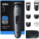 Braun Series 3 Επαναφορτιζόμενη Κουρευτική Μηχανή Γκρι AIO3540 Braun Series 3 Επαναφορτιζόμενη Κουρευτική Μηχανή Γκρι AIO3540