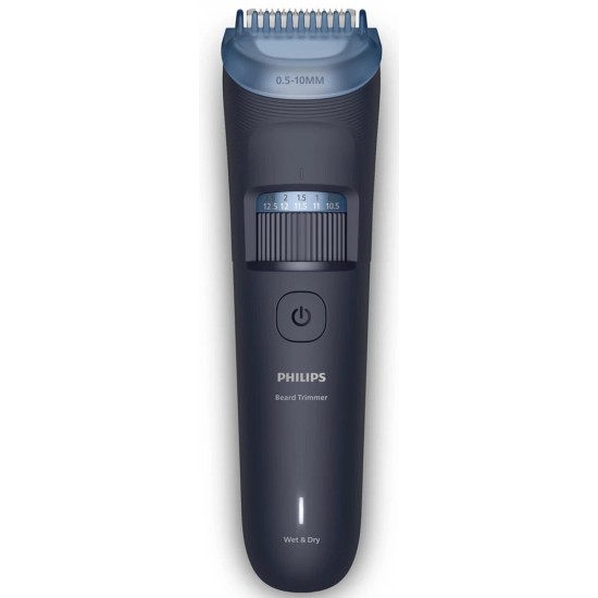 Philips Beardtrimmer 3000 Σετ Επαναφορτιζόμενης Κουρευτικής Μηχανής Γκρι BT3665/15
