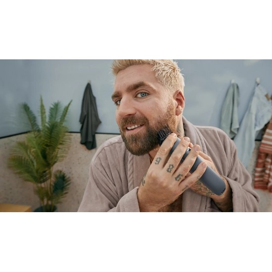 Philips Beardtrimmer 3000 Σετ Επαναφορτιζόμενης Κουρευτικής Μηχανής Γκρι BT3665/15
