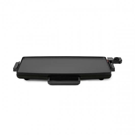 Izzy Plancha BBQ XL Επιτραπέζια Ηλεκτρική Ψησταριά Λείας Πλάκας 2400W με Ρυθμιζόμενο Θερμοστάτη 59.5x34.5εκ. 224000