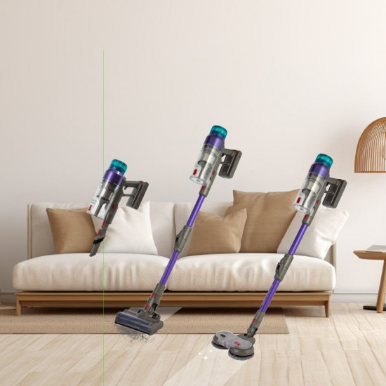 Primo Επαναφορτιζόμενη Σκούπα Stick 29.6V Τιρκουάζ PRVC-40507