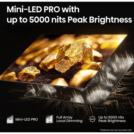 Hisense Smart Τηλεόραση 55" 4K UHD Mini LED 55U8Q (2025)