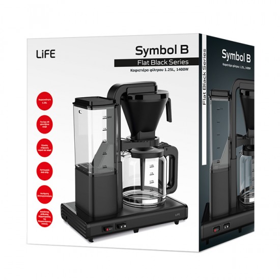 Life Symbol Καφετιέρα Φίλτρου 1400W