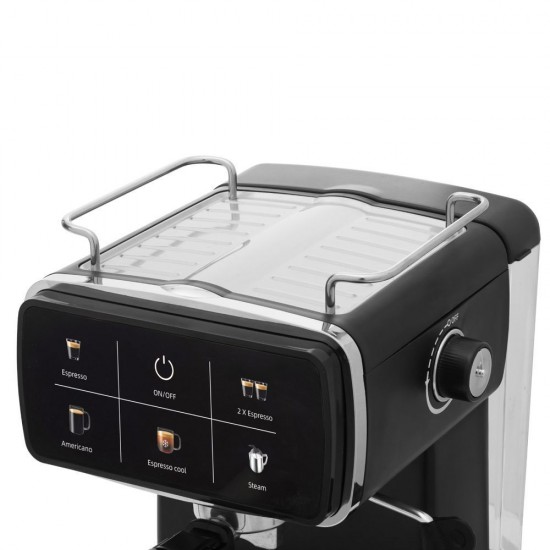 Izzy Dolce Μηχανή Espresso 1350W Πίεσης 20bar Μαύρη