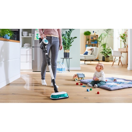 Bosch Unlimited 7 BCS71HYG1  Επαναφορτιζόμενη Σκούπα 2 σε 1 Stick & Χειρός 18V Τιρκουάζ