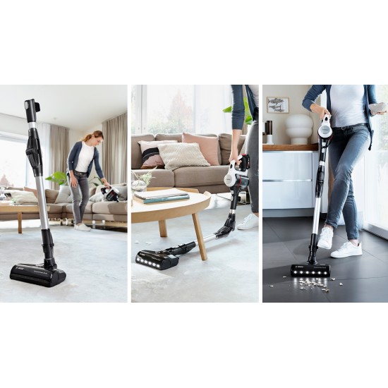 Bosch Unlimited 7 Επαναφορτιζόμενη Σκούπα 2 σε 1 Stick & Χειρός 18V White