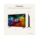 LG Smart Τηλεόραση 43" 4K UHD Mini LED QNED72 HDR (2026) 43QNED72B6B