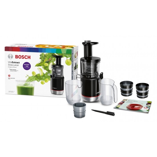Bosch MESM731M Αποχυμωτής Αργής Σύνθλιψης 150W Inox Μαύρος