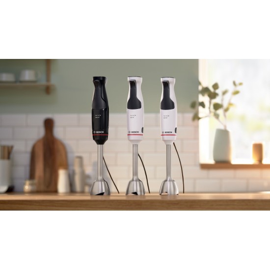 Bosch MSM4W220 Serie 4 Ραβδομπλέντερ με Ανοξείδωτη Ράβδο 600W Λευκό