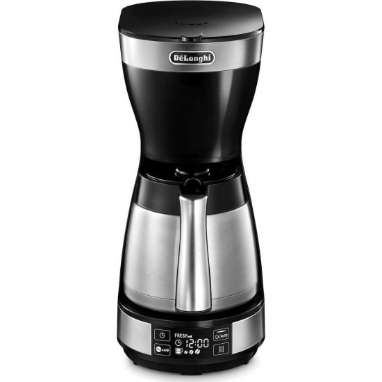 De'Longhi ICM16731 Προγραμματιζόμενη Καφετιέρα Φίλτρου 1200W Black De'Longhi ICM16731 Προγραμματιζόμενη Καφετιέρα Φίλτρου 1200W Black