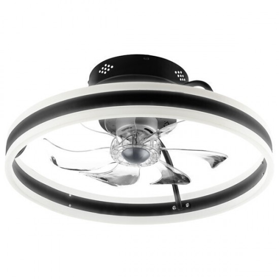 Life Halo 221-0349 Ανεμιστήρας Οροφής 50cm με Φως και Τηλεχειριστήριο Γκρι