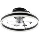 Life Halo 221-0349 Ανεμιστήρας Οροφής 50cm με Φως και Τηλεχειριστήριο Γκρι