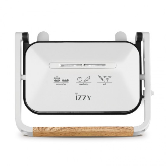 Izzy IZ-2013 Τοστιέρα 1300W Λευκή Izzy IZ-2013 Τοστιέρα 1300W Λευκή