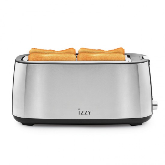 Izzy IZ-9104 Φρυγανιέρα 4 Θέσεων 1400W Inox 224296
