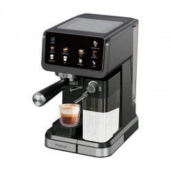Primo Μηχανή Espresso+Milk frother PREM-40570 Hot & Cold 3σε1 20Bar Touch screen Μαύρη-Inox