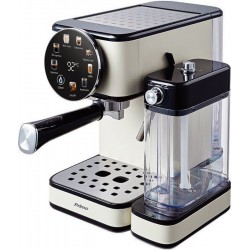 Primo PREM-40577 Αυτόματη Μηχανή Espresso 1350W Πίεσης 20bar για Cappuccino Ασημί 400577