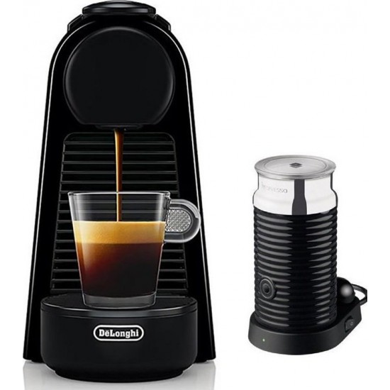 Delonghi EN85.BAE Nespresso Essenza Mini Black + Aeroccino 