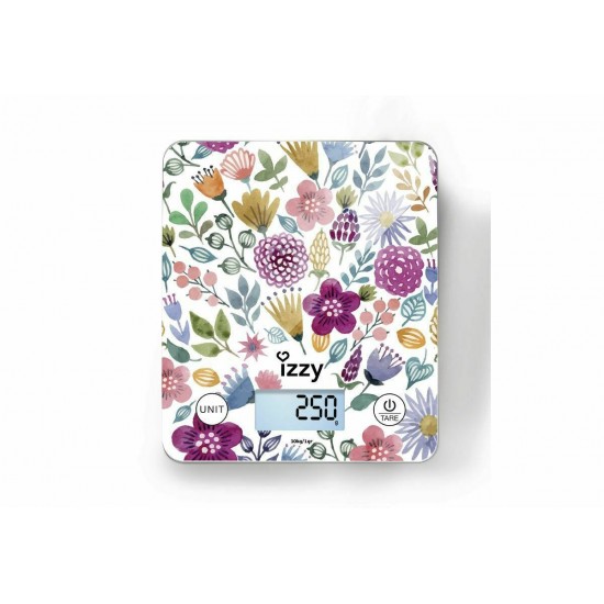 Izzy Floral IZ-7007 Ψηφιακή Ζυγαριά Κουζίνας 10kg
