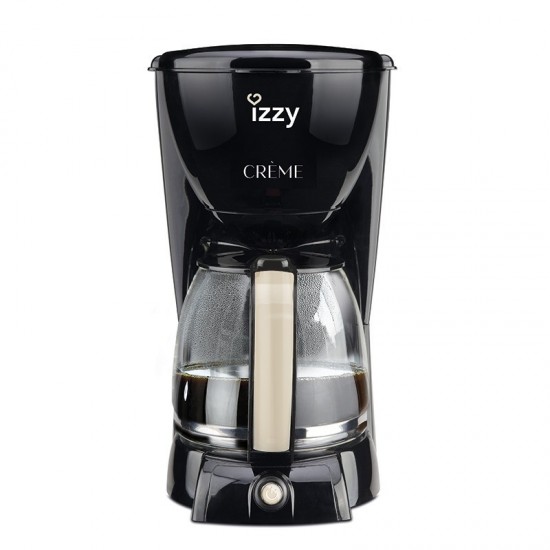Izzy 6616S Καφετιέρα Φίλτρου/Γαλλικού 1000W Creme
