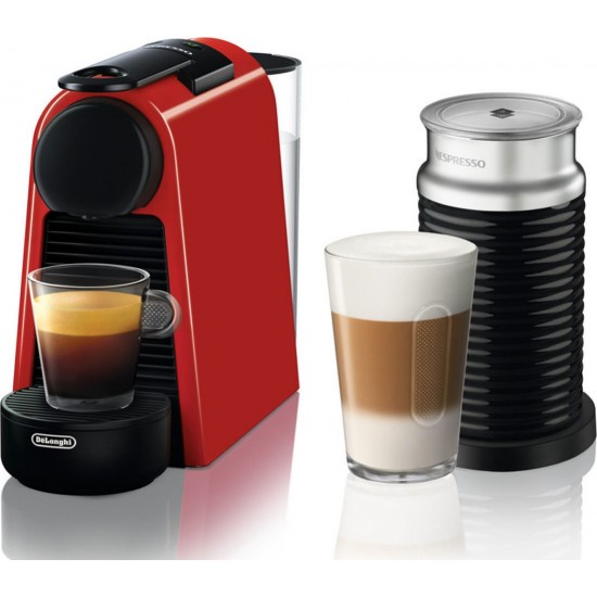 Delonghi EN85.RAE Nespresso Essenza Mini Bundle Red + Aeroccino Delonghi EN85.RAE Nespresso Essenza Mini Bundle Red + Aeroccino
