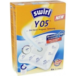 Swirl Y05 Σακούλες Σκούπας 4τμχ Συμβατή με Σκούπα Dirt Devil / Samsung Swirl Y05 Σακούλες Σκούπας 4τμχ Συμβατή με Σκούπα Dirt Devil / Samsung
