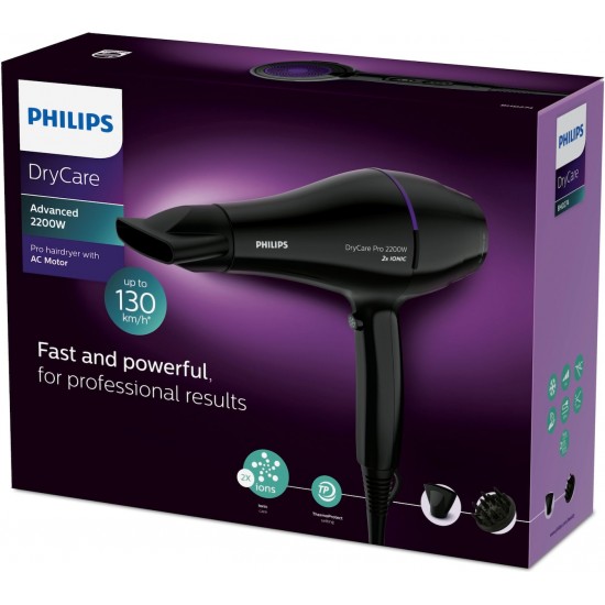 Philips Drycare Ionic Πιστολάκι Μαλλιών με Φυσούνα 2200W BHD274/00