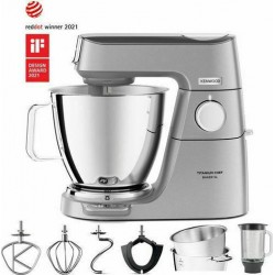 Kenwood KVL85.124SI Titanium Chef Baker XL Κουζινομηχανή 1200W με Ανοξείδωτο Κάδο 7lt Γκρι
