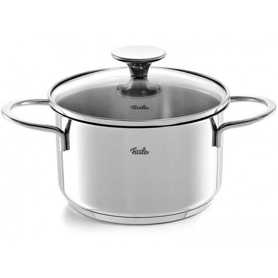 Fissler Copenhagen Σετ Κατσαρόλες από Ανοξείδωτο Ατσάλι Ασημί 5τμχ