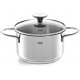 Fissler Copenhagen Σετ Κατσαρόλες από Ανοξείδωτο Ατσάλι Ασημί 5τμχ