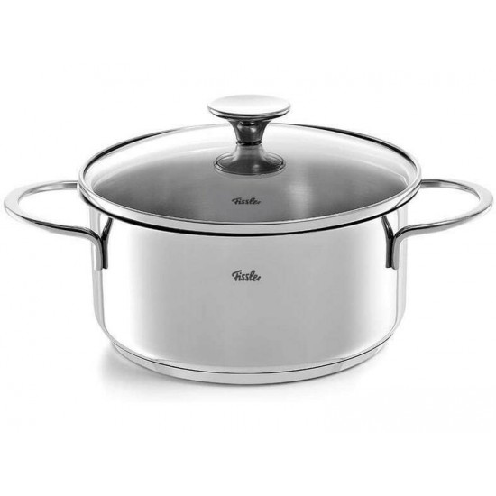 Fissler Copenhagen Σετ Κατσαρόλες από Ανοξείδωτο Ατσάλι Ασημί 5τμχ