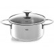 Fissler Copenhagen Σετ Κατσαρόλες από Ανοξείδωτο Ατσάλι Ασημί 5τμχ